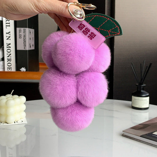 Puffy Grape Bag Charm (4pcs Together)