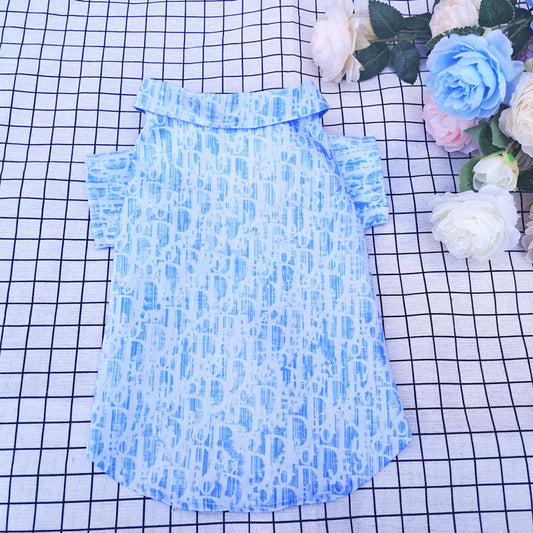 Dior Schnauzer Teddy Dog Cat Clothes