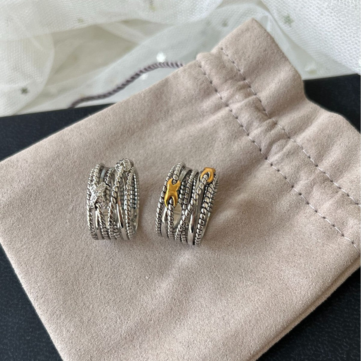 David Yurman Multi-layered Ring