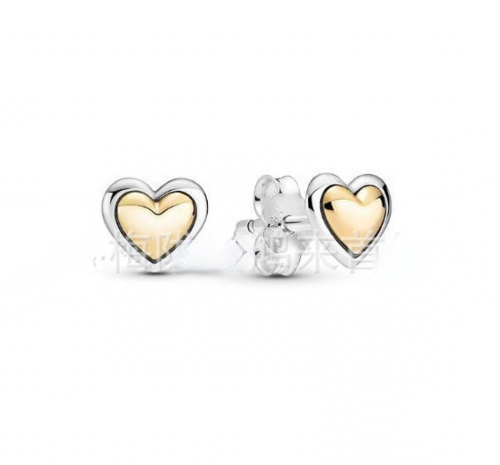 Pandora Gold Heart Set
