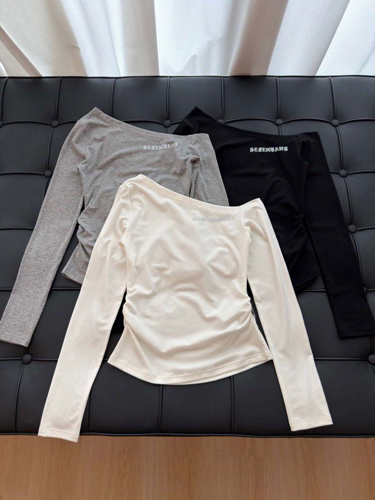 Chrome Hearts Off-Shoulder T-Shirt