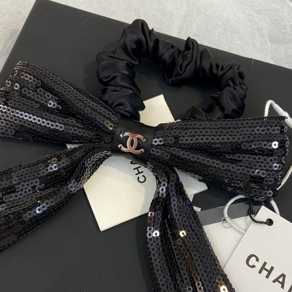 Chanel Bowknot Hairtie/Hairpin