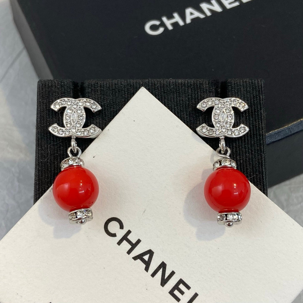 Chanel Pearl Earrings
