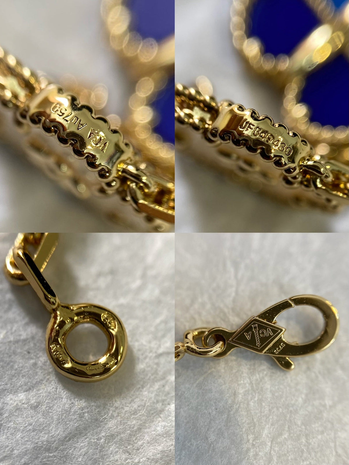 VCA Blue Butterfly Bracelet