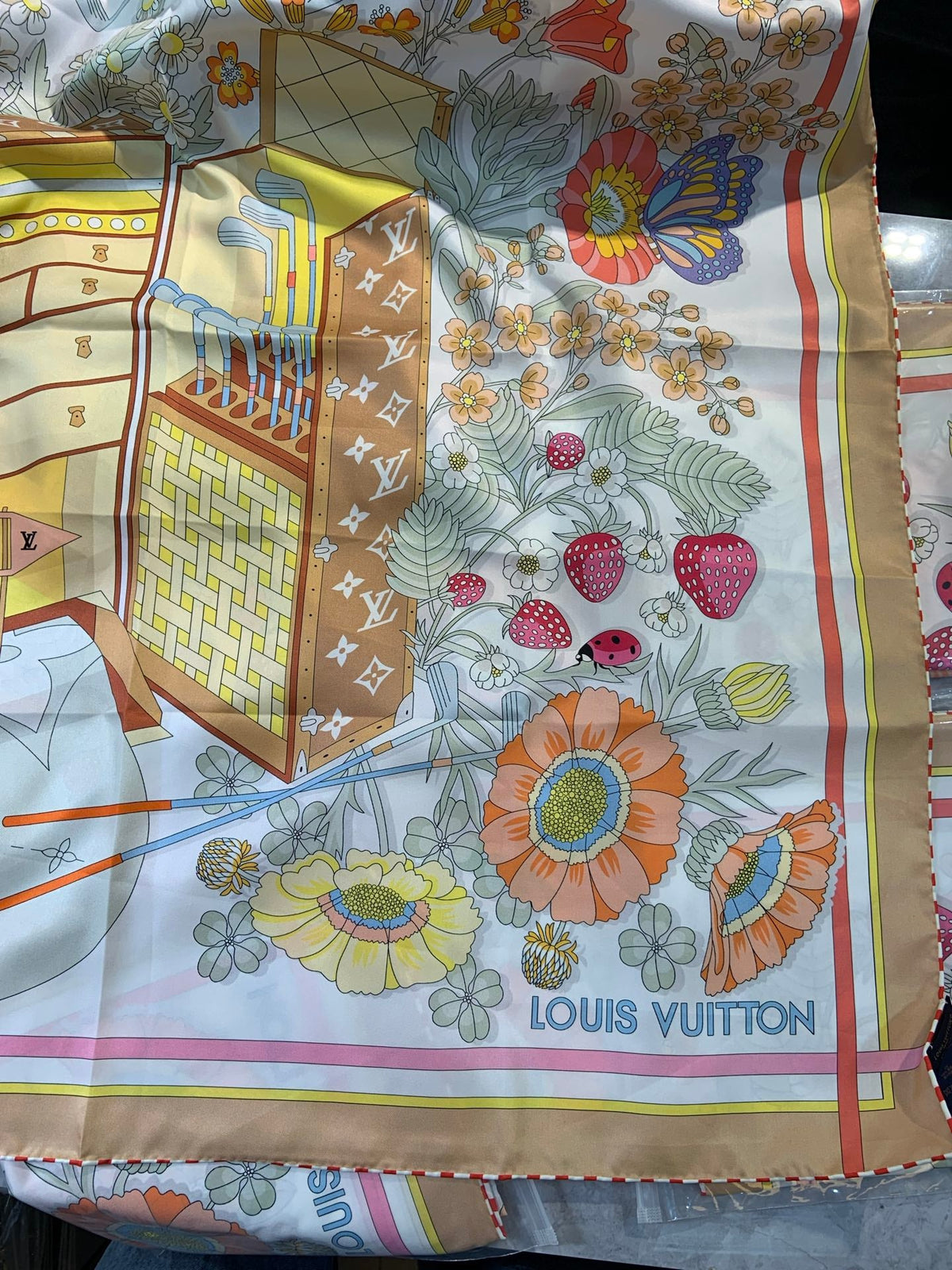 Gucci LV Flower Scarf