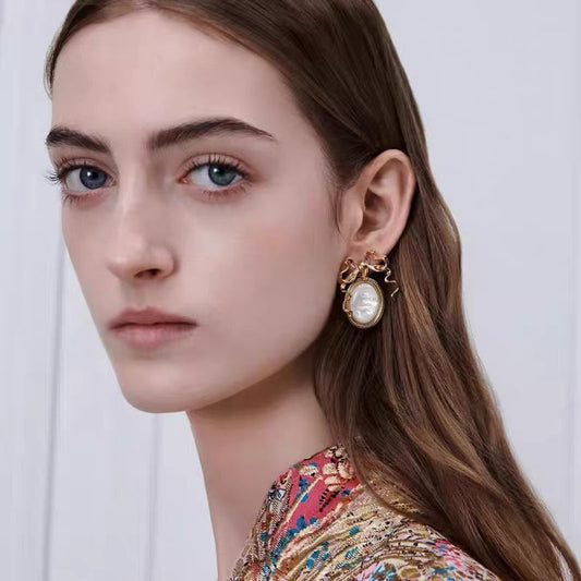 Dior Badge Earrings