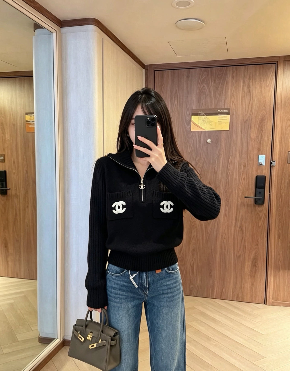 Chanel Pocket Sweater